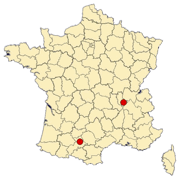 Carte d'implantations JLSystems